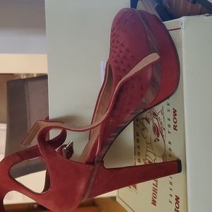 True Religion Amelie Suede Heels